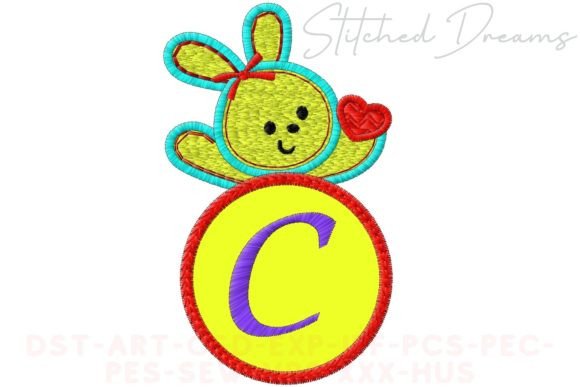 Bunny Applique Letter C Review for Craft Fairs