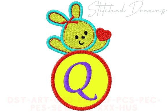 Bunny Applique Letter Q Review for Boutique Apparel