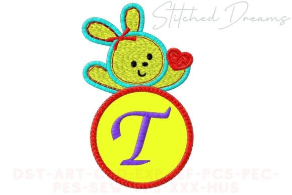 Bunny Applique Letter T Review for Etsy Sellers