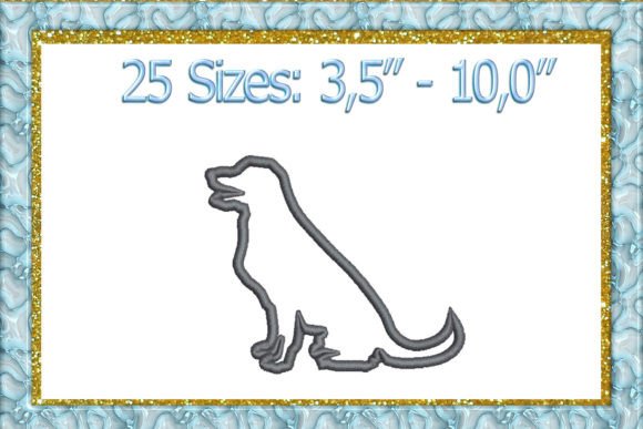 Dog Silhouette Applique Review for Apparel
