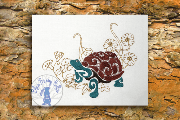 Land Turtle 1: A Seasonal Embroidery Review