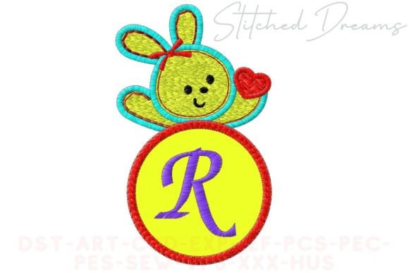 Review: Bunny Applique Letter R for Embroidery