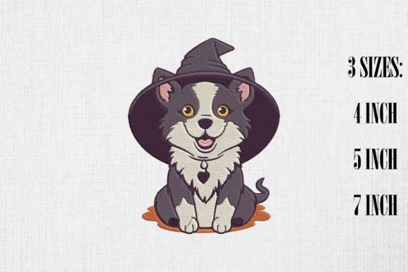 Reviewing Border Collie with Witch Hat for Boutique Sweatshirts