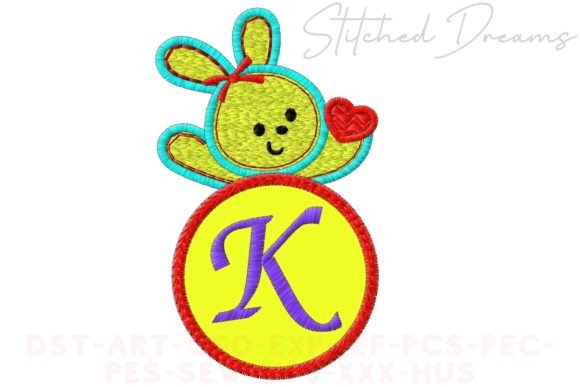 Reviewing Bunny Applique Letter K for Etsy Shops
